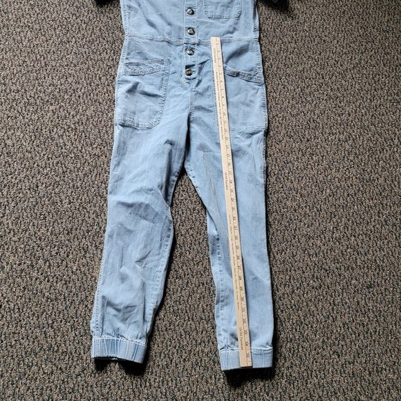 No Boundaries Short Sleeve Jumpsuit Juniors Size 7-9 - Picture 9 of 10